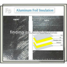 isolation des murs réfléchissants bouclier thermique avec papier d’aluminium et bulle